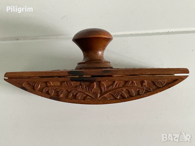 Попивателна за мастило (дървено преспапие)., снимка 5 - Антикварни и старинни предмети - 53792096