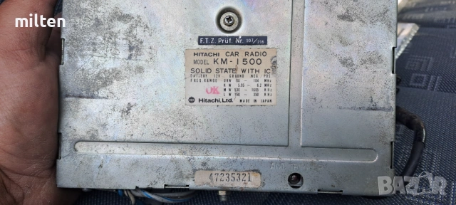 Hitachi, снимка 3 - Радиокасетофони, транзистори - 53669203