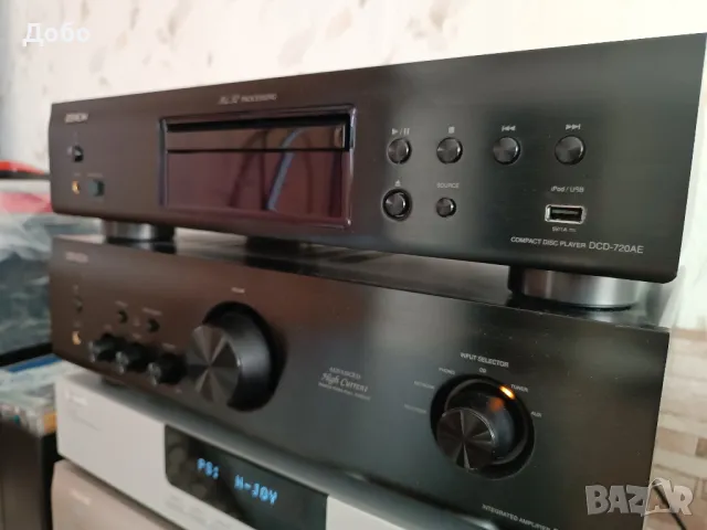 Denon PMA-520 AE +Denon DCD-720AE, снимка 2 - Ресийвъри, усилватели, смесителни пултове - 46946126