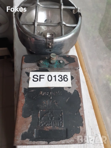 Стар немски акумолаторен фенер, снимка 3 - Антикварни и старинни предмети - 53429734