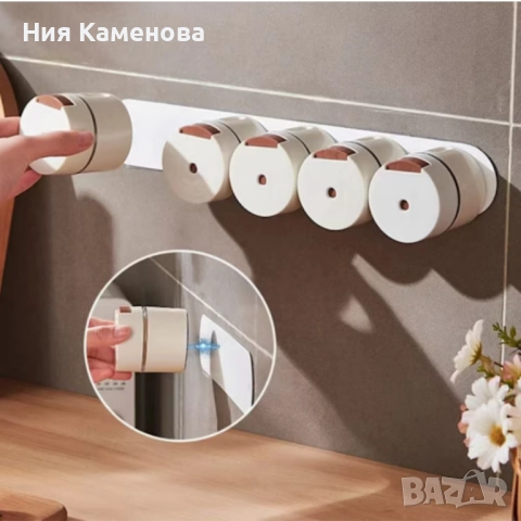 Магнитни стъклени буркани за подправки 6 броя – Стилен комплект за подредена кухня, снимка 3 - Други - 52775442