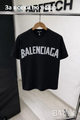 Balenciaga Мъжка Тениска👕Мъжка Блуза С Къс Ръкав - Различни Цветове - 5 Модела Код Urban38, снимка 2 - Тениски - 53669710