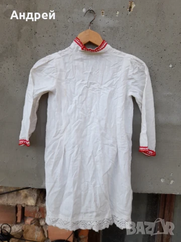 Стара дамска етно риза, снимка 5 - Антикварни и старинни предмети - 50552636