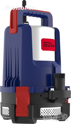 Акумулаторна потопяема помпа за чиста вода Gude KTP 18 201 23 2000 л/ч 18V 2Ah с батерия и бързо зар, снимка 2 - Други инструменти - 52599204