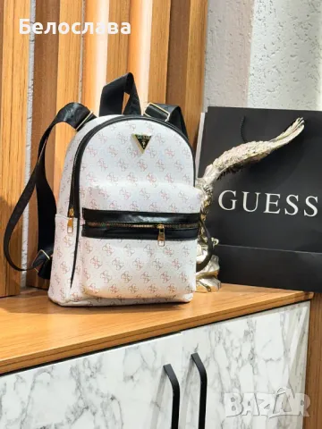 Дамска кожена раница GUESS , снимка 7 - Раници - 49339568