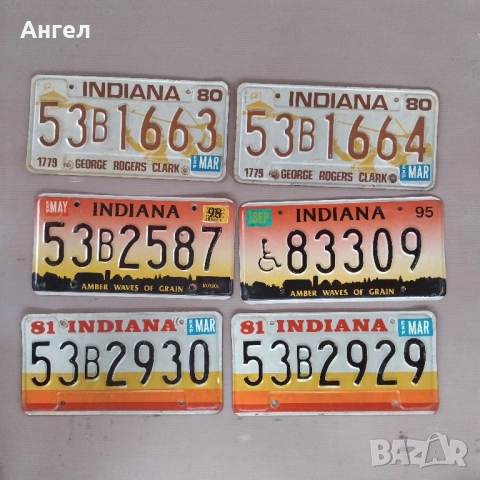 Aмерикански номера, снимка 8 - Колекции - 44570898