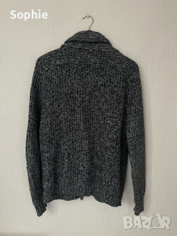 Мъжка жилетка от вълнена смес Hugo Boss Orange, снимка 2 - Пуловери - 53860083