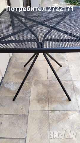 Трапезна маса с 4 броя столове, снимка 4 - Градински мебели, декорация  - 52996900