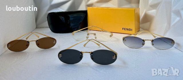 Fendi Дамски слънчеви очила елипса овални 4 цвята, снимка 8 - Слънчеви и диоптрични очила - 45276583