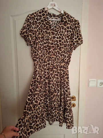 Нова рокля леопардов принт, снимка 4 - Рокли - 54120464