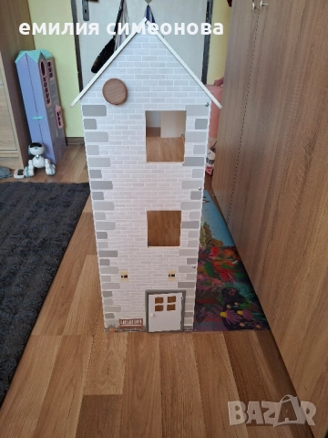 дървена къща за кукли , снимка 3 - Играчки за стая - 52538762