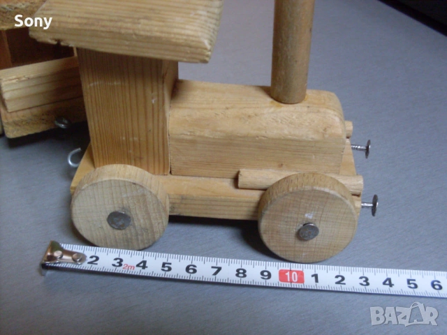 Стара ръчно изработена дървена играчка., снимка 5 - Антикварни и старинни предмети - 53063899