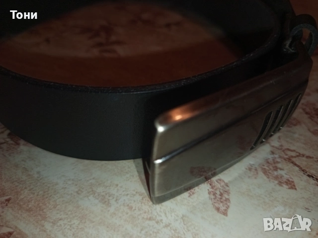 LLOYD Оригинален Нов Мъжки Стилен Колан Изцяло от Естествена Кожа 115см., снимка 13 - Колани - 53485689