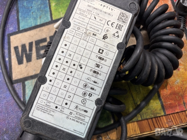 Зарядно адаптер Mercedes Type 2 електрически автомобил , снимка 4 - Аксесоари и консумативи - 52152112