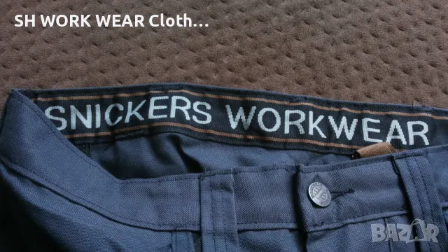 Snickers 6202 Work Stretch Trousers 52 / L работен панталон с от части еластична материя W4-231, снимка 14 - Панталони - 47044873