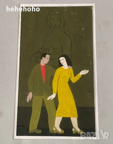 ранни творби на Евгений Босяцки - , снимка 2 - Картини - 53702303