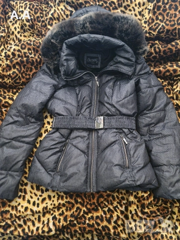 Топло шушляково яке с еко пух на качулката 