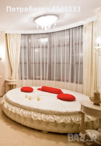 Луксозна кръгла спалня по поръчка – Ретро-М + матрак TED Kashmir 