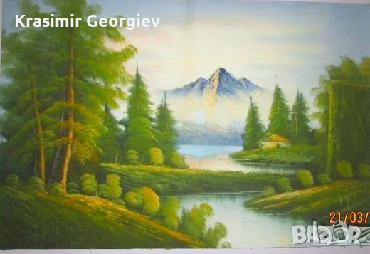 -20 % Картини репродукции на световно известни художници с маслени бои върху платно, снимка 6 - Картини - 47916144