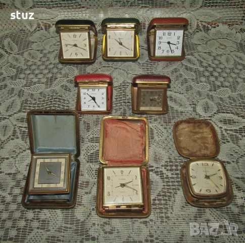 Немски механични будилници Europa за реставрация, или за части, сет 8 бр.