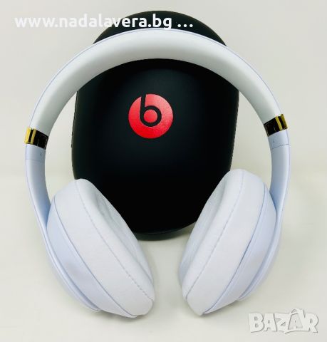 Слушалки BY DRE BEATS Studio 3 Wireless Over‑Ear Headphones - White Оригинални, снимка 1 - Слушалки, hands-free - 46648399