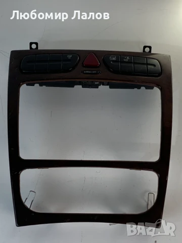 Централен панел копчета Mercedes-Benz W203 2038214658 2036804639, снимка 2 - Части - 50749305
