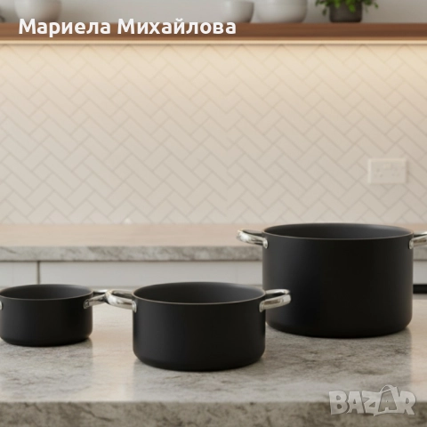 Алуминиева тенджера с мраморно покритие и капак – здравословно готвене без загаряне., снимка 5 - Съдове за готвене - 52520274