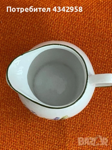 Vintage. Порцеланова кана за мляко. Германия , снимка 5 - Антикварни и старинни предмети - 50724042