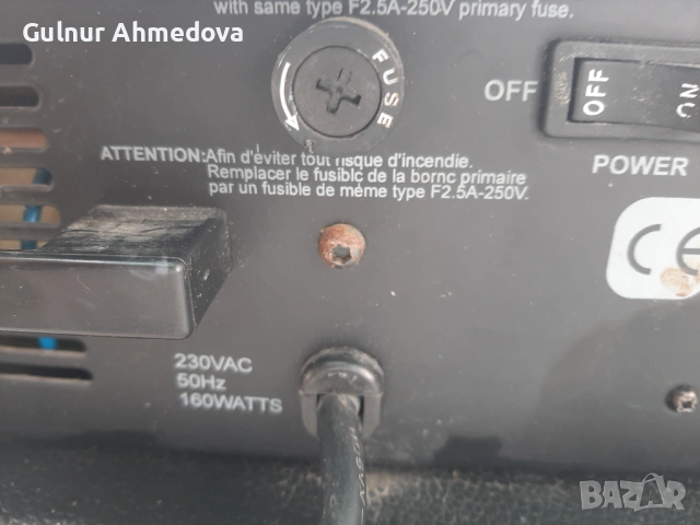 Усилвател с 4 канален михсер, снимка 2 - Ресийвъри, усилватели, смесителни пултове - 53576405