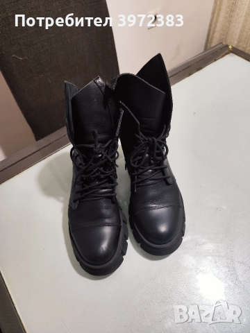 Дамски боти естествена кожа  Тендез