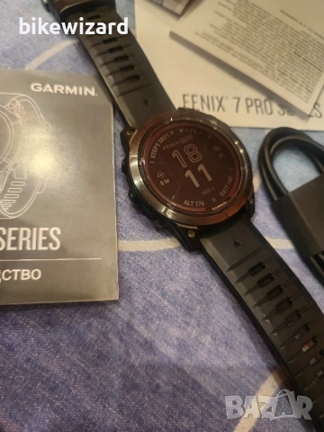 Garmin Fenix 7 Pro Sapphire Solar, 47 мм, черен - 010-02777-11 , снимка 8 - Смарт часовници - 51981525