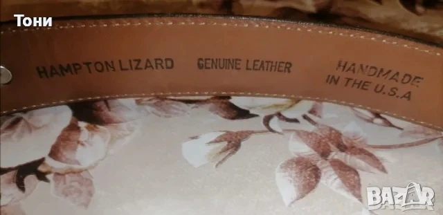 GROOKHORN Оригинал Нов Мъжки Колан Изцяло от Естествена Кожа 110см. , снимка 3 - Колани - 53930932