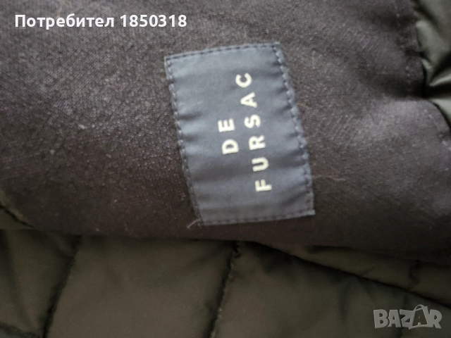 Мъжки тренчкот DE FURSAC, снимка 4 - Палта - 52130769
