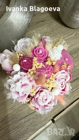 Вечен букет от ароматни свещи , снимка 14 - Декорация за дома - 49793176