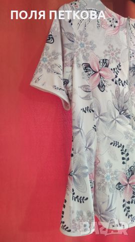 Шарена блузка с ципче отзад, снимка 3 - Тениски - 45295363