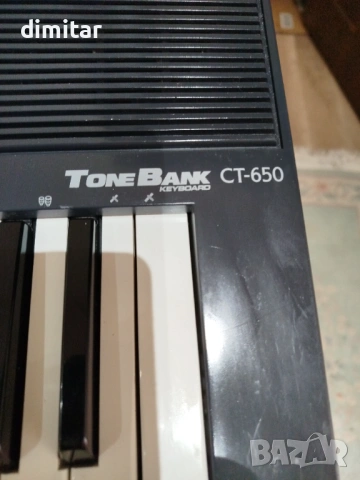 Синтезатор CASIO TONE BANK CT - 650, снимка 5 - Синтезатори - 53813742