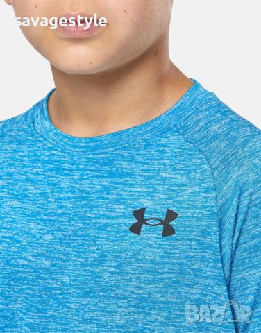 UNDER ARMOUR Tech 2.0 Boys' Tee Blue, снимка 2 - Детски тениски и потници - 46671540