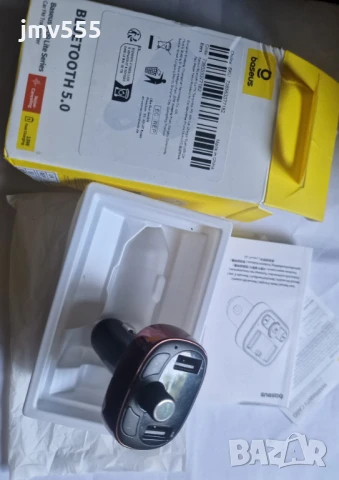 FM предавател за кола Baseus | Серия S-09, снимка 6 - Аксесоари и консумативи - 50838178