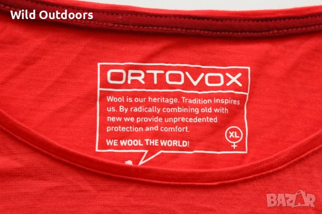 ORTOVOX - дамска спортна мерино блуза, размер XL, снимка 3 - Спортни екипи - 53394363