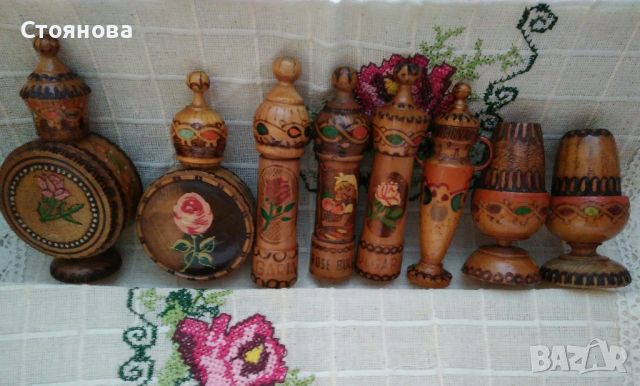 Оригинални дървени сувенири, мускали от 50-те и 60-те години на миналия век, снимка 1 - Колекции - 46165849