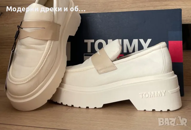 Tommy jeans 39/40н лоуфъри/мокасини, снимка 1 - Дамски ежедневни обувки - 49492583