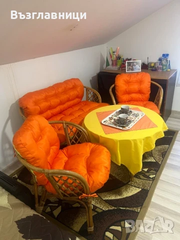 Комплект възглавници за ратанов комплект, снимка 13 - Градински мебели, декорация  - 50837123