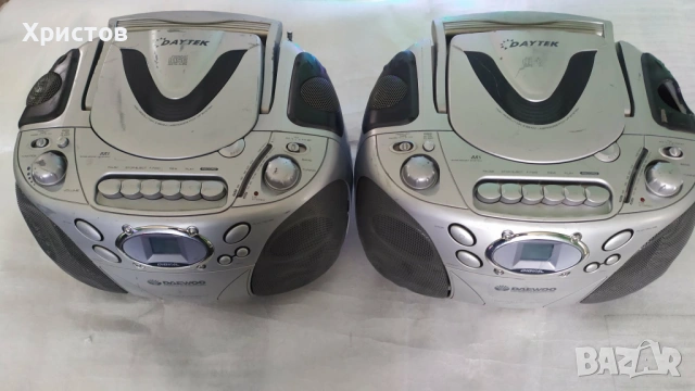 ДВА БРОЯ DAEWOO МР-3 CD/Радио/касетофони ОТЛИЧНО работещи от чужбина