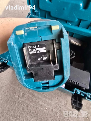 Makita DGA 511 Безчетков ъглошлайф, снимка 8 - Ъглошлайфи - 53761538