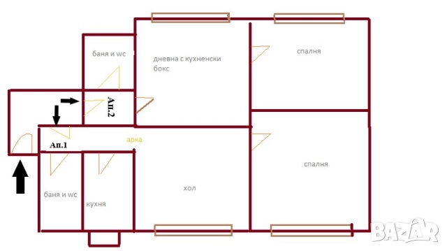 От Собственик Уникален 4 стаен апартамент Топ Център на София, снимка 16 - Апартаменти - 52052851