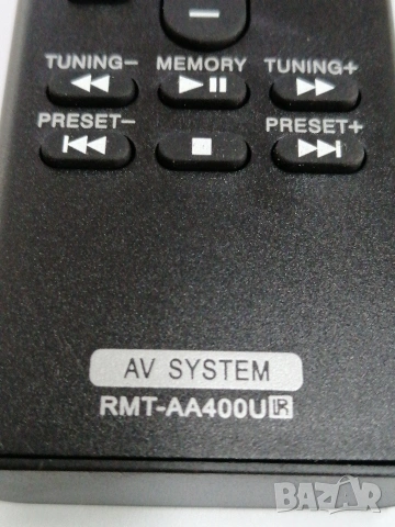 Дистанционно RMT-AA400U за рисивър SONY STR-DH190, снимка 2 - Ресийвъри, усилватели, смесителни пултове - 54202413
