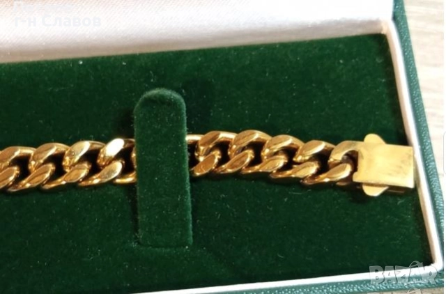 "Miles Mann" (gold plated), снимка 5 - Гривни - 52562724