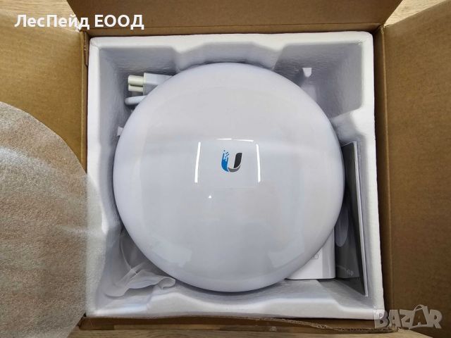 Антена UBIQUITI NBE-5AC-Gen2 19dBi 5GHz TDMA 128MB RAM Gigabit PoE, снимка 1 - Мрежови адаптери - 46754770