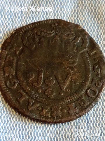 Сребърна монета 10 рейс 1721г. Жоао пети Португалия рядка 52601, снимка 5 - Нумизматика и бонистика - 53084817