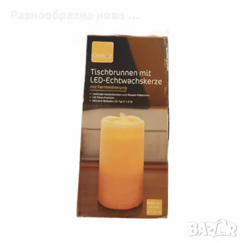 LED восъчна свещ с ефект на трептене, снимка 2 - Други стоки за дома - 49028484